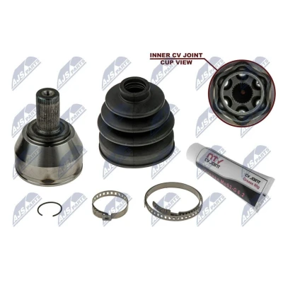 Billede af NTY NPZ FR 039 Knokkelled hjulsidet, foraksel Gummi FORD: MONDEO 4 Stufenheck, Turnier, S Max Mk1