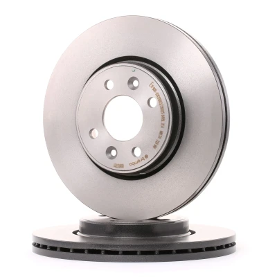 Billede af BREMBO COATED DISC LINE 09.8137.21 Bremseskiver 280 24 4 indvendigt ventileret coatet højkarboniseret med skruer RENAULT: CLIO 3, Captur, TWINGO 2