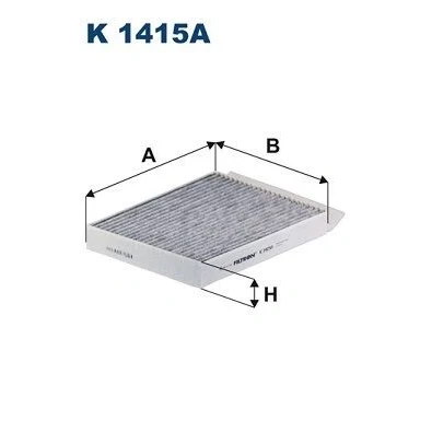 Billede af FILTRON K 1415A Kabinefilter Aktivkulfilter 262 206 36 MERCEDES BENZ: V klasse, Vito Van, Sprinter 3.5 t Tourer