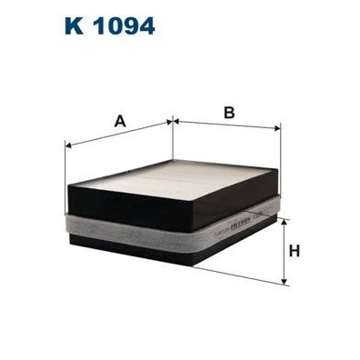 Billede af FILTRON K 1094 Kabinefilter Partikelfilter 235 176 69
