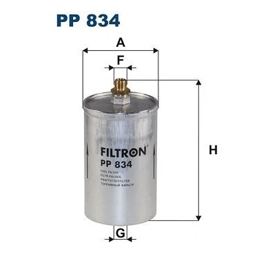 Billede af FILTRON PP 834 Brændstoffilter Påskruet filter MERCEDES BENZ: W124 Sedan, 190, W123 Sedan