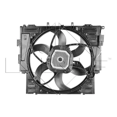 Billede af NRF 47728 Køleventilator 485 12 600 med kølerventilatorramme (karm), Kulløs motor
