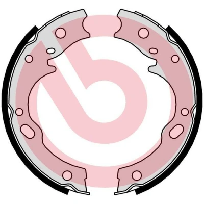 Billede af BREMBO S 34 509 Håndbremseklodser