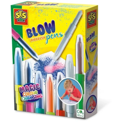 Billede af SES Creative Sæt med Fiberpenne Blow Airbrush Pens