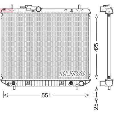 Billede af DENSO DRM35005 Radiator 425 581 25