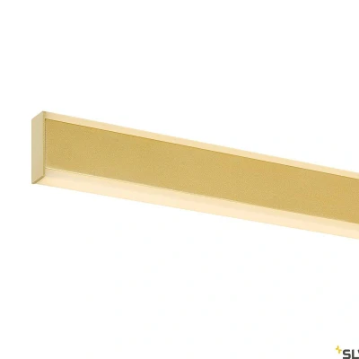Billede af SLV One Lineær LED pendel, 104 cm, messing