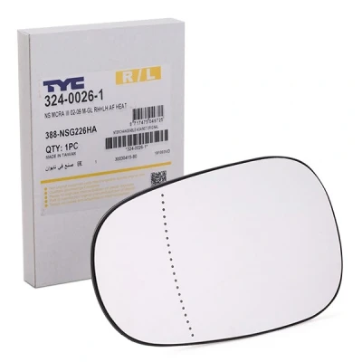 Billede af Spejlglas, udvendigt spejl TYC 324 0026 1