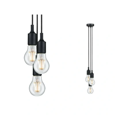 Billede af Paulmann Neordic Ketil pendellampe 3 lk, sort