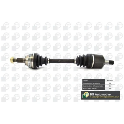 Billede af BGA DS7513L Trækaksel venstre foraksel 630, 630