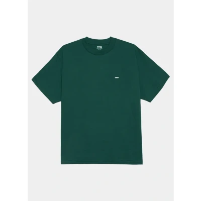 Billede af Obey Clothing Cropped ICON Tshirts print, Herre, Størrelse: Small, Rain forest