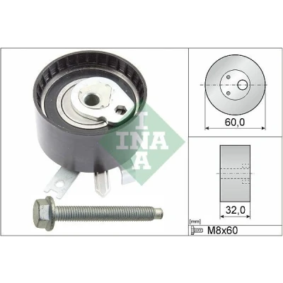 Billede af INA 531 0547 10 Strammehjul, tandrem RENAULT: Clio III Grandtour, MEGANE 2 Kombi