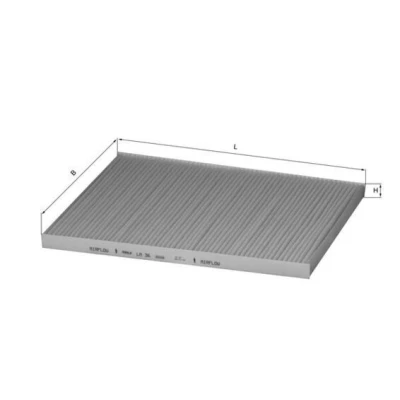 Billede af MAHLE ORIGINAL LA 36 Kabinefilter Partikelfilter 290,0 226 17,0 OPEL: Omega B Sedan