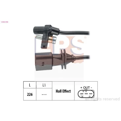 Billede af FACET 9.0759 Impulsensor Made in Italy OE Equivalent BMW: 3 Sedan, Coupe, Cabriolet