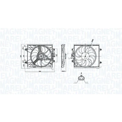 Billede af Ventilator, motorkøling MAGNETI MARELLI 069422893010