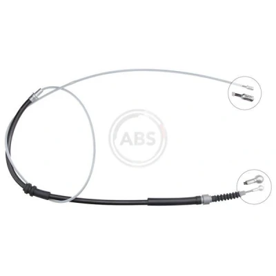 Billede af A.B.S. K13875 Håndbremsekabel 1727 Skivebremse til venstre /højrestyring VOLKSWAGEN: Caddy 3