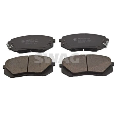 Billede af SWAG 91 6816 Bremseklodser foraksel med akustisk advarsel for slid HYUNDAI: i40 Stationcar, Sedan, Tucson, KIA: Sportage III, Optima / K5 Sedan