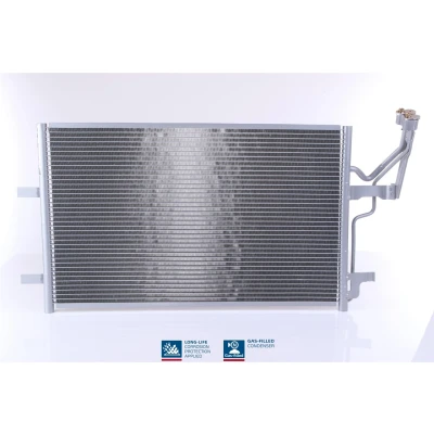 Billede af NISSENS 94901 Kondensator uden tørrer Aluminium 655 R 134a MAZDA: 3 Sedan, Hatchback