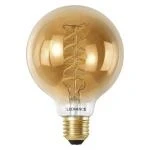 Billede af Smart+ g80 globe 8w/822 850 (50w) klar guld filament e27 wifi