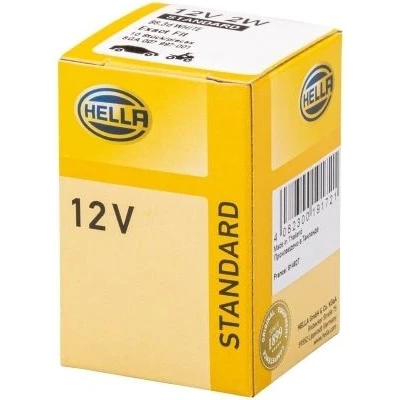Billede af HELLA 8GA 007 997 001 Pære, instrumentbelysning 12 2 Sokkelpærer B8.3d Halogen
