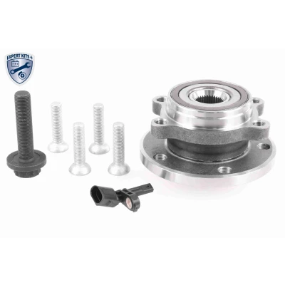 Billede af VEMO V10 72 8807 Hjullejesæt venstre foraksel med sensor, hjulomdrejningstal 136,5 VOLKSWAGEN: GOLF 6, Passat B6 Variant, Sedan