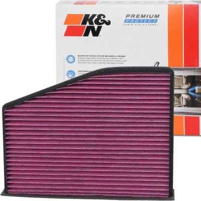 Billede af K&amp;N Filters DVF5071 Kabinefilter Aktivkulfilter 285 57 kvadratisk VOLKSWAGEN: Passat B7 Variant, B6 GOLF 6, SKODA: Octavia 2 Combi