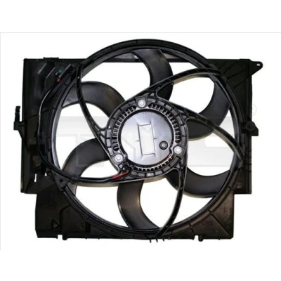 Billede af TYC 803 0013 Køleventilator 490 400 med kølerventilatorramme (karm) BMW: 3 Coupe, 1 Hatchback, Sedan