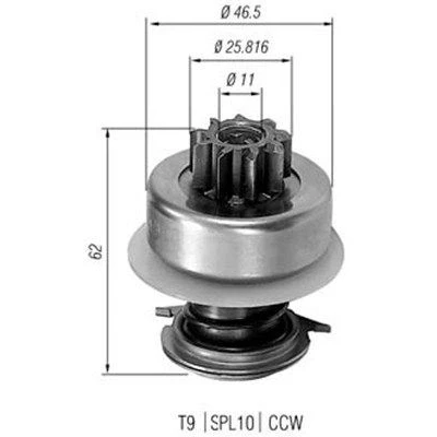Billede af MAGNETI MARELLI 940113020013 Spidshjul, starter