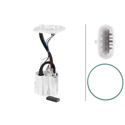 Billede af HELLA 8TF 358 106 971 Brændstof, føderdel med pakning, tankmåler trykregulator elektrisk OPEL: Astra H TwinTop