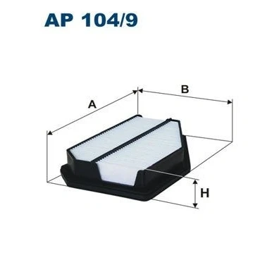 Billede af FILTRON AP 104/9 Luftfilter 45 171 278 Filterindsats HONDA: CIVIC 8 Hatchback
