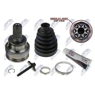 Billede af NTY NPZ FR 046 Knokkelled hjulsidet, bagaksel med ABS sensorring VOLVO: V50, V40 Hatchback, V70 2