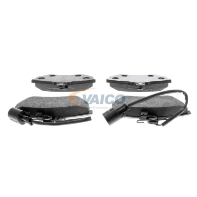 Billede af VAICO V10 8121 Bremseklodser Q+, original equipment manufacturer quality foraksel Inkl. slidadvarselskontakt VOLKSWAGEN: GOLF 3, Vento