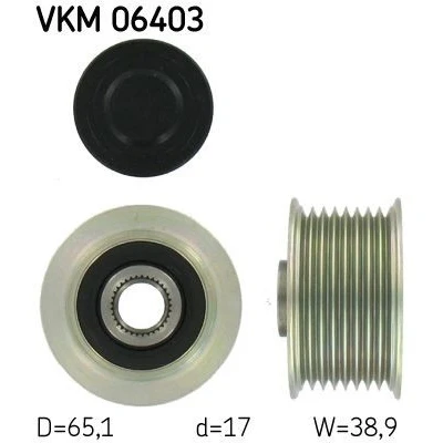 Billede af SKF VKM 06403 Friløbskobling 38,9 MAZDA: 6 Hatchback, Stationcar, 3 Hatchback
