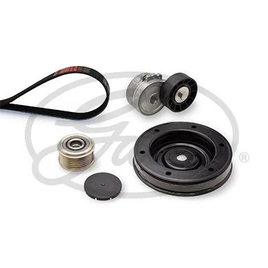 Billede af GATES K086PK1218 Kileribberem Med krumtapakselremskive, friløbsremskive ThermalPro CITROËN: C5 II Hatchback, C4 I PEUGEOT: 407 Sedan