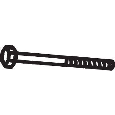 Billede af BOSAL 258 845 Skrue, udstødningssystem M8 45 AUDI: A6 C4 Sedan, A4 B7 Avant, ALFA ROMEO: 147