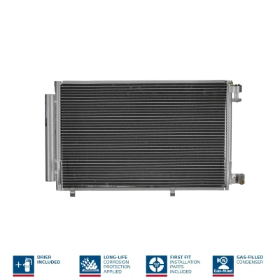 Billede af NISSENS 940108 Kondensator med tørrer Aluminium 605 R 134a FORD: FIESTA 6