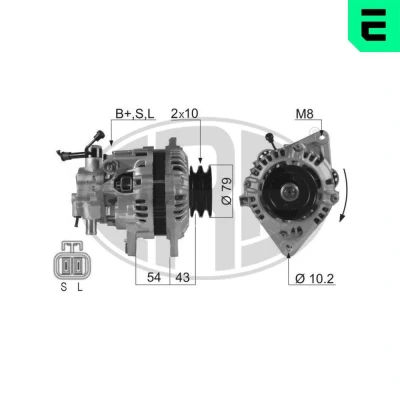 Billede af ERA 210274A Generator 14V 65A