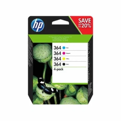 Billede af HP 364 4 Pack BK/C/M/Y Original Valuepack
