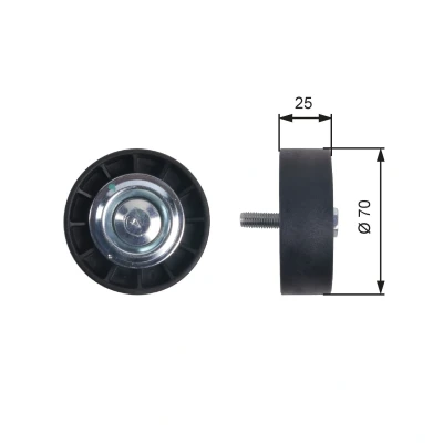 Billede af GATES T36402 Remstrammerhjul FleetRunner Micro V Stretch Fit PEUGEOT: Boxer Van