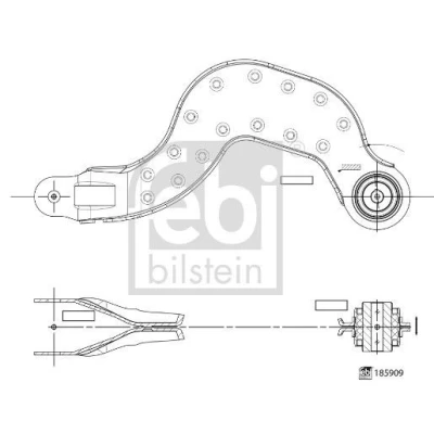 Billede af Bærearm, hjulophæng FEBI BILSTEIN 185909