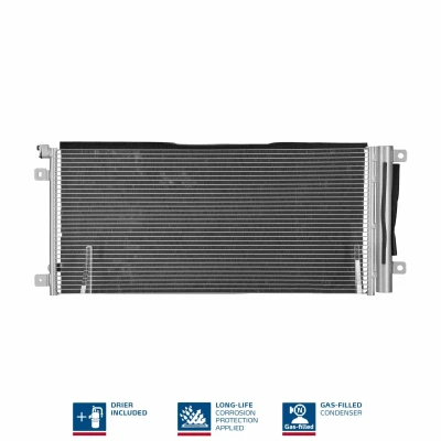 Billede af NISSENS 941224 Kondensator med tørrer Aluminium 705 R 134a HONDA: CIVIC 10 Stufenheck,