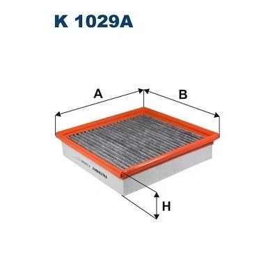 Billede af FILTRON K 1029A Kabinefilter Aktivkulfilter 210 47 VOLVO: FM 12