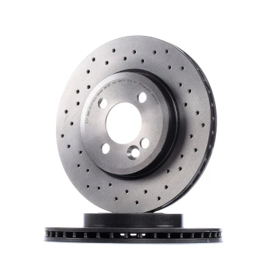 Billede af BREMBO XTRA LINE 09.A761.1X Bremseskiver 280 22 4 perforeret/indv. ventileret coatet højkarboniseret MINI: Clubman, Hatchback, Cabriolet