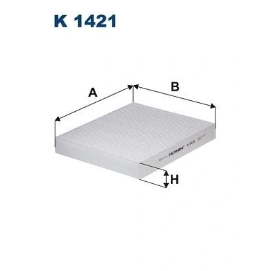 Billede af FILTRON K 1421 Kabinefilter Partikelfilter 224 194 30 KIA: Optima / K5 Sportswagon