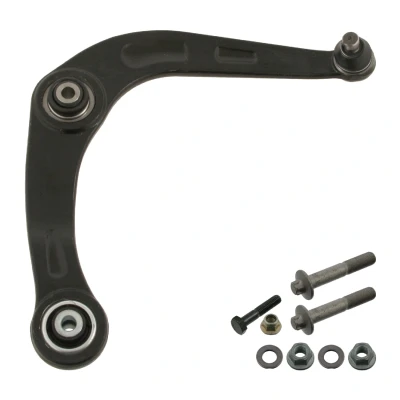 Billede af FEBI BILSTEIN 40780 Bærearm med add on materiale højre foraksel, nede krydsarm Stålgods PEUGEOT: 206 Hatchback, SW