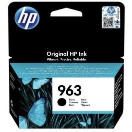 Billede af HP 963 sort blækpatron 1000 sider 3JA26AE Original