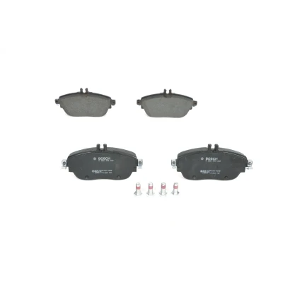 Billede af BOSCH 0 986 494 937 Bremseklodser Low Metallic med anti knirke plade, skruer tilbehør