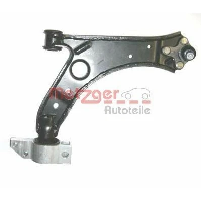 Billede af METZGER 58013302 Bærearm KIT + med gummileje, bære /styreled højre foraksel, nede krydsarm Stålplade VOLKSWAGEN: Touran I, Golf 7, 5