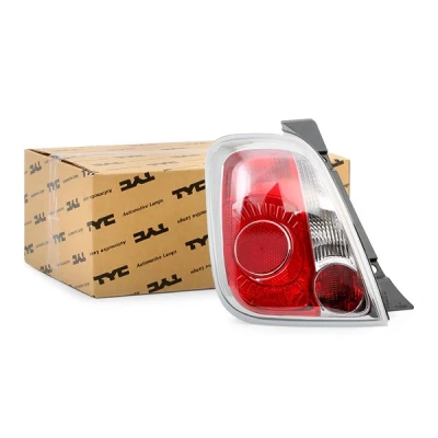 Billede af TYC 11 11284 01 2 Baglygter venstre grå uden lampeholder FIAT: 500 Hatchback
