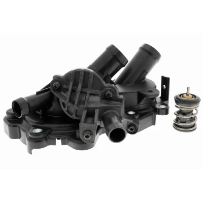 Billede af VEMO V15 99 2112 Termostathus med pakninger, uden vandpumpe termostat VOLKSWAGEN: Polo V Hatchback