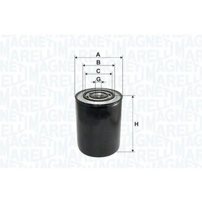 Billede af MAGNETI MARELLI 153071760101 Oliefilter 3/4&quot; 16 Påskruet filter FIAT: Ducato II Ladvogn/Chassis, I Bus